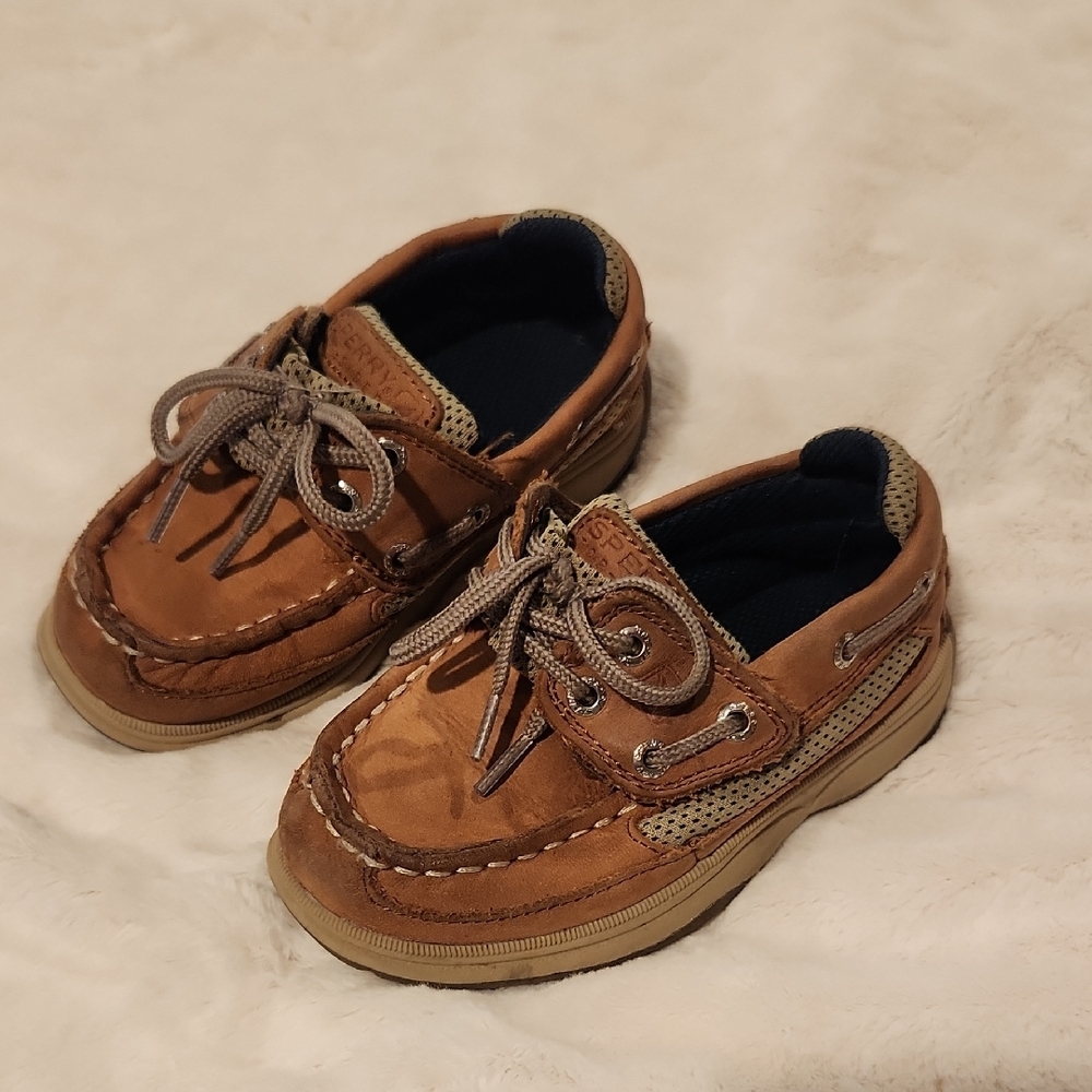 Sperry Brown Moccasin Boat Shoes